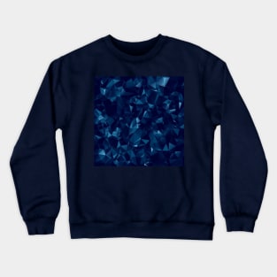 abstract blue Crewneck Sweatshirt